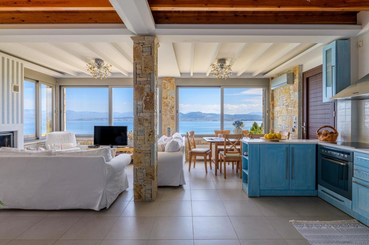 Crystal Beach Villa Халкида Экстерьер фото