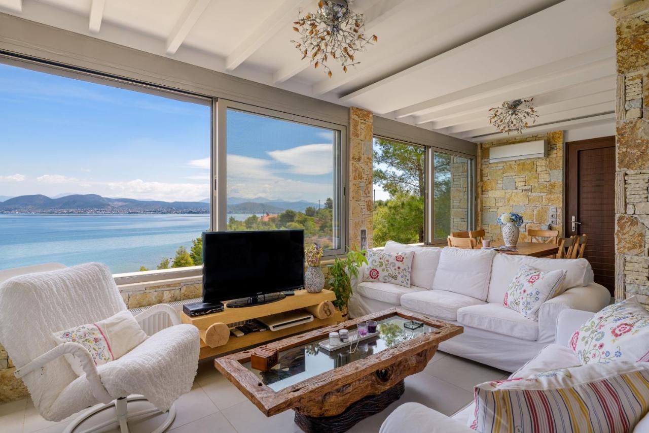 Crystal Beach Villa Халкида Экстерьер фото
