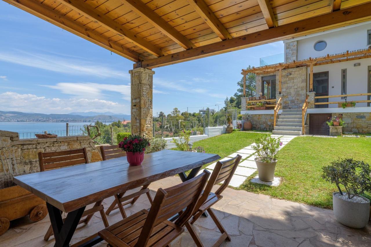 Crystal Beach Villa Халкида Экстерьер фото