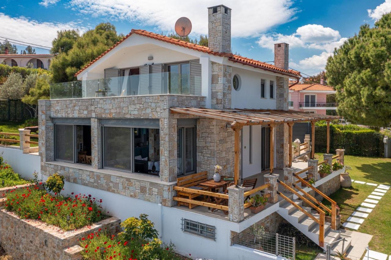 Crystal Beach Villa Халкида Экстерьер фото