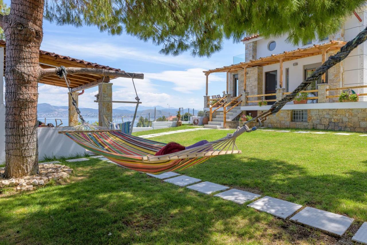 Crystal Beach Villa Халкида Экстерьер фото