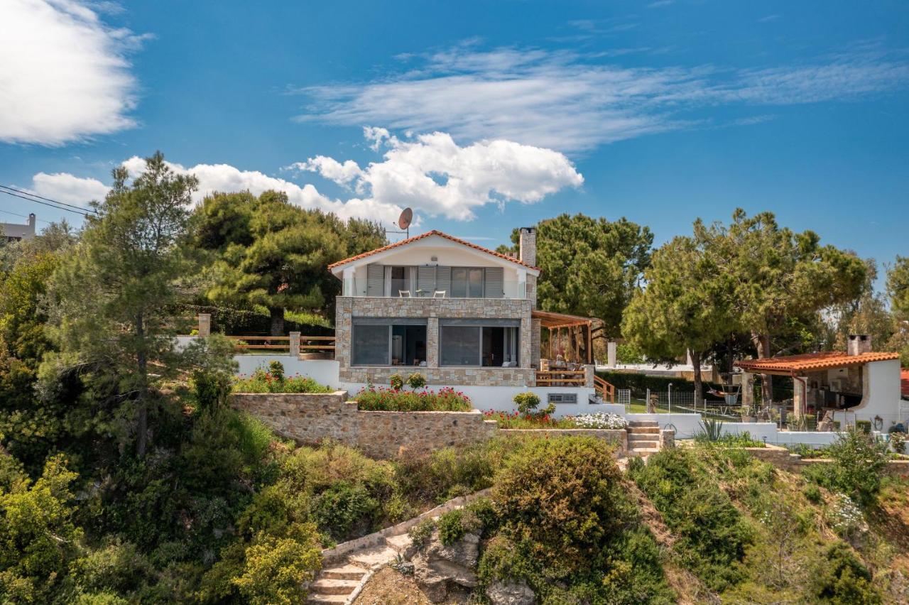 Crystal Beach Villa Халкида Экстерьер фото